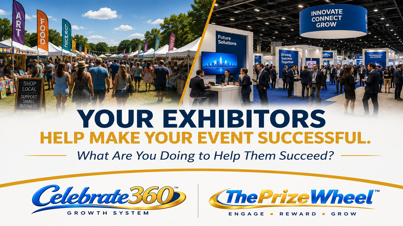 Help Your Exhibitors Succeed | ThePrizeWheel™ for Festival & Trade Show Organizers